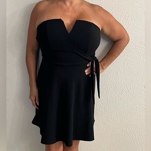 Black dress mini size L